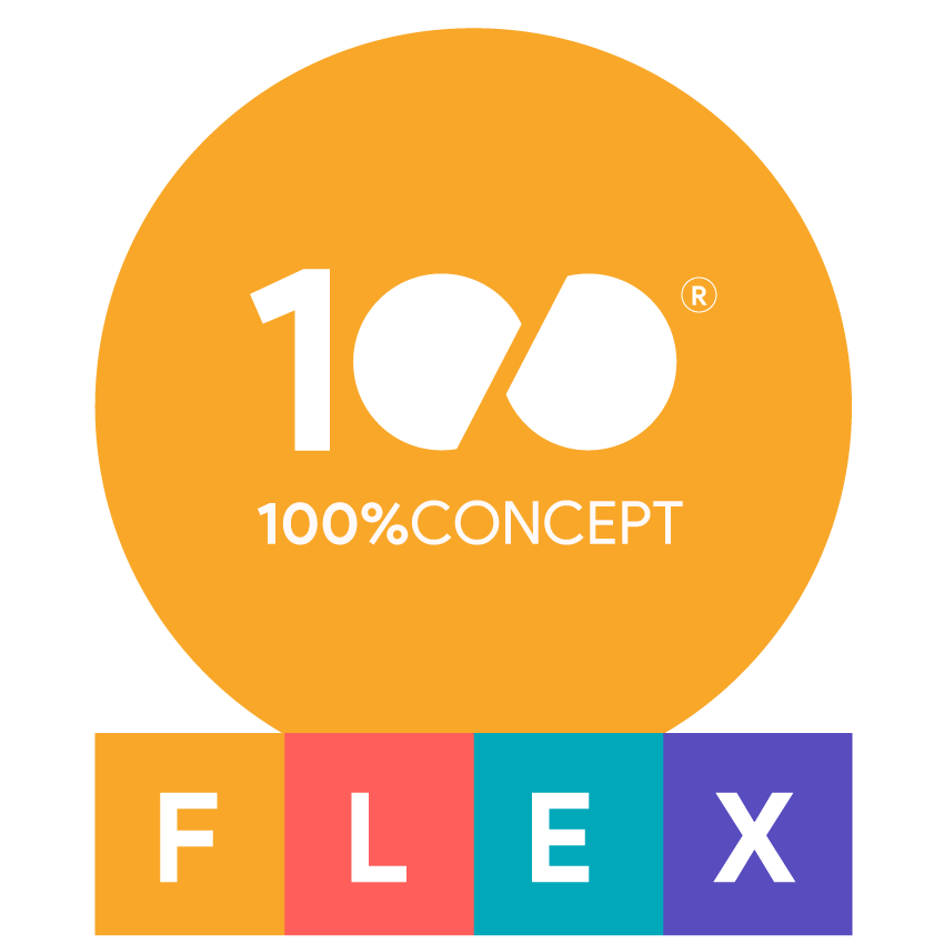 100% concept